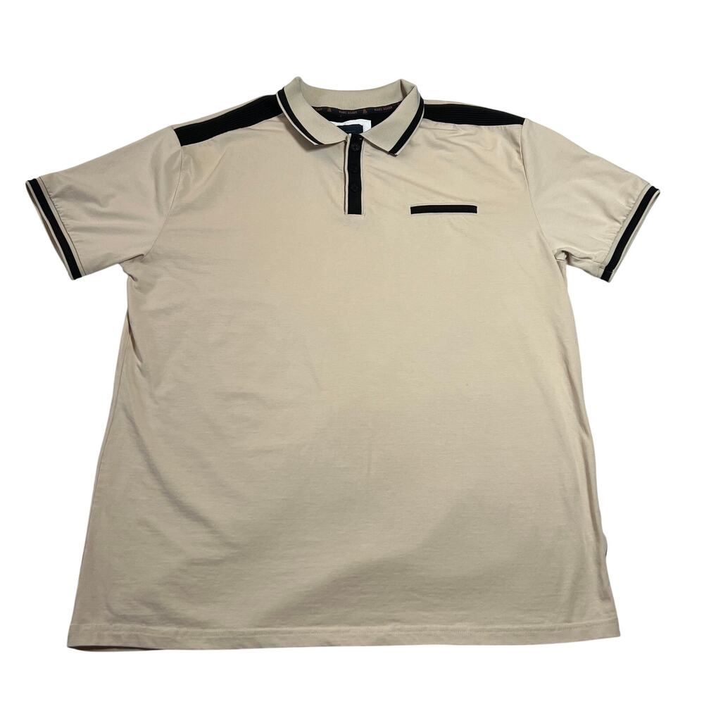 Marc Asher Short Sleeve Polo Shirt Size XL Minimalist Preppy Casual Workwear